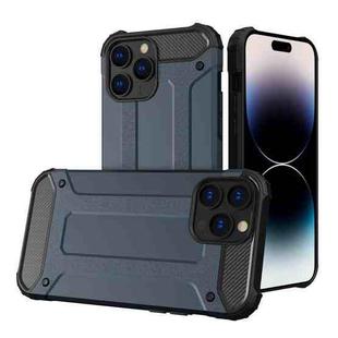 For iPhone 15 Pro Magic Armor TPU Phone Case(Navy Blue)