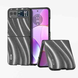 For Motorola Razr 40 ABEEL Galactic Pattern Protective Phone Case(Grey)