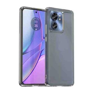 For Motorola Edge 2023 Global Candy Series TPU Phone Case(Transparent Grey)