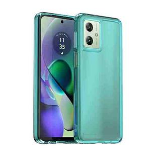 For Motorola Moto G54 Power Candy Series TPU Phone Case(Transparent Blue)