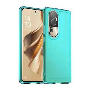 For OPPO Reno10 Candy Series TPU Phone Case(Transparent Blue)