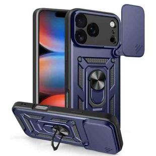 For iPhone 17 Pro Max Sliding Camera Cover Design TPU+PC Phone Case(Blue)
