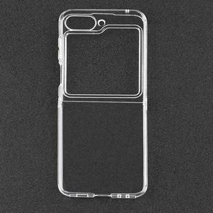 For Samsung Galaxy Z Flip5 Transparent TPU Hinge Airbag Shockproof Protective Phone Case