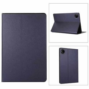 For vivo Pad 2 12.1 Voltage Elastic Texture Flip Tablet Leather Case(Dark Blue)