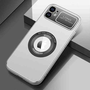 For iPhone 11 MagSafe Magnetic Skin Feel PC Phone Case(Silver Grey)