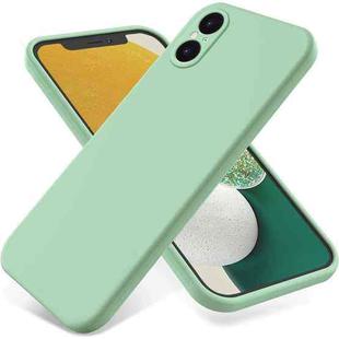 For Sony Xperia 5 V Pure Color Liquid Silicone Shockproof Phone Case(Green)
