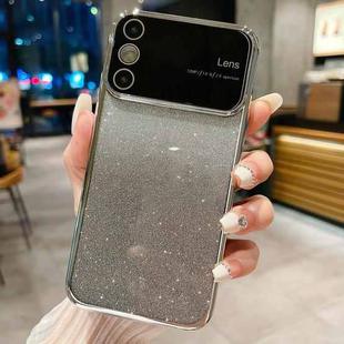 For iPhone XS Max Electroplating TPU Gradient Phone Case(Grey)