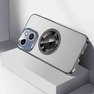 For iPhone 14 CD Texture MagSafe Magnetic Phone Case(Space Grey)