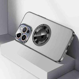 For iPhone 14 Pro Max CD Texture MagSafe Magnetic Phone Case(Space Grey)