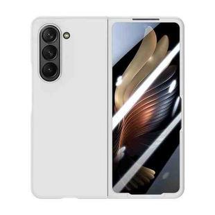 For Samsung Galaxy Z Fold5 Integrated PC Skin Feel Shockproof Phone Case(White)