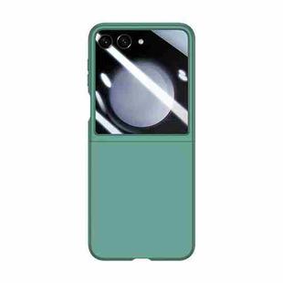 For Samsung Galaxy Z Flip5 Integrated PC Skin Feel Shockproof Phone Case(Green)