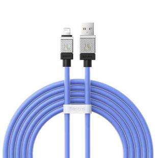 Baseus Cool Play Series 2.4A USB to 8 Pin Fast Charging Data Cable, Length:2m(Blue)