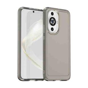For Huawei nova 12s Candy Series TPU Phone Case(Transparent Grey)
