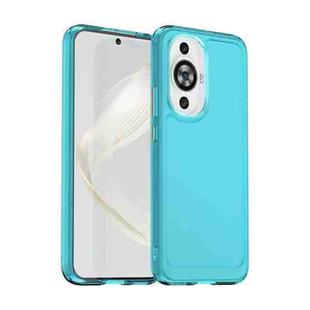 For Huawei nova 12 Lite Candy Series TPU Phone Case(Transparent Blue)