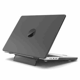 For Macbook Pro 14 A2918/A2992/A2779 Frosted Translucent Laptop Protective Case(Black)