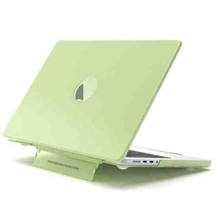 For MacBook Air 13.6 A2681 / A3113 Frosted Translucent Laptop Protective Case(Morandi Green)