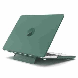 For Macbook Pro 13 A2289/A2251/A2338 Frosted Translucent Laptop Protective Case(Dark Green)