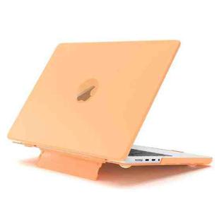 For Macbook Air 15.3 inch A2941 / A3114 Frosted Translucent Laptop Protective Case(Yellow)
