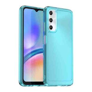 For Samsung Galaxy A05s Candy Series TPU Phone Case(Transparent Blue)
