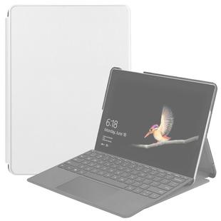 For Microsoft Surface Go 2 / Surface Go Voltage Elastic Texture Horizontal Flip Leather Case with Holder(White)