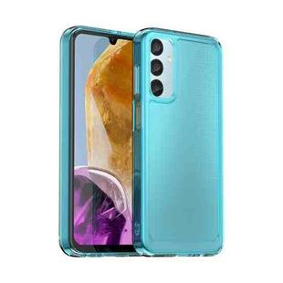 For Samsung Galaxy M15 Candy Series TPU Phone Case(Transparent Blue)