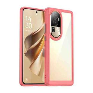 For OPPO Reno10 Pro+ Colorful Series Acrylic Hybrid TPU Phone Case(Red)