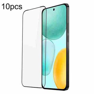 For Honor X6c 4G 10pcs DUX DUCIS 0.33mm 9H Medium Alumina Tempered Glass Film