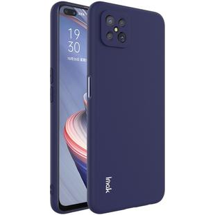 For OPPO A92s IMAK UC-1 Series Shockproof Frosted TPU Protective Case(Blue)