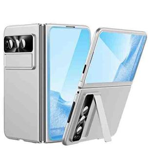 For Google Pixel Fold Integrated Electroplating PC Folding Phone Case(Silver)