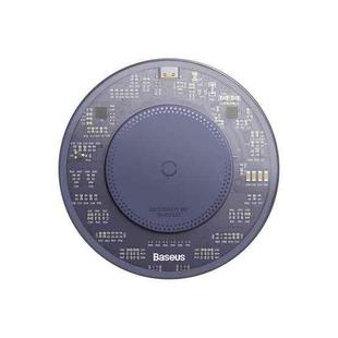 Baseus BS-W530 15W QI Fast Wireless Charger with USB-C / Type-C Cable(Purple)