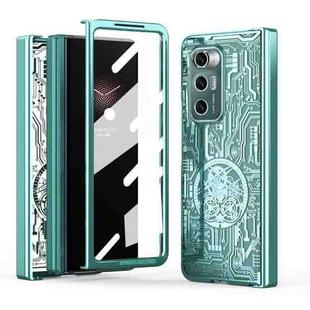 For Xiaomi Mi Mix Fold Mechanical Legend Integrated Electroplating All-inclusive Phone Case(Green)