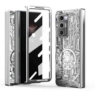 For Xiaomi Mi Mix Fold Mechanical Legend Integrated Electroplating All-inclusive Phone Case(Silver)