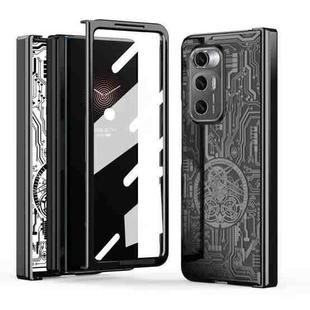 For Xiaomi Mi Mix Fold Mechanical Legend Integrated Electroplating All-inclusive Phone Case(Black)
