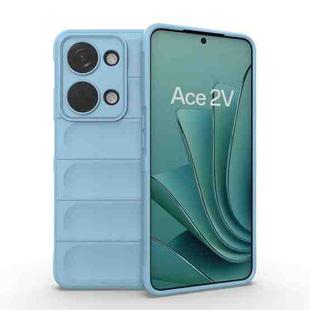 For OnePlus Ace 2V Magic Shield TPU + Flannel Phone Case(Light Blue)