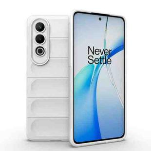 For OnePlus Nord CE4 5G Global Magic Shield TPU + Flannel Phone Case(White)