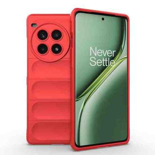 For OnePlus Ace 3 Pro 5G Magic Shield TPU + Flannel Phone Case(Red)