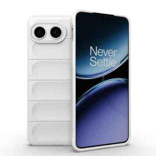 For OnePlus Nord 4 5G Global Magic Shield TPU + Flannel Phone Case(White)