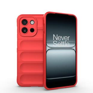 For OnePlus 13T 5G Magic Shield TPU + Flannel Phone Case(Red)