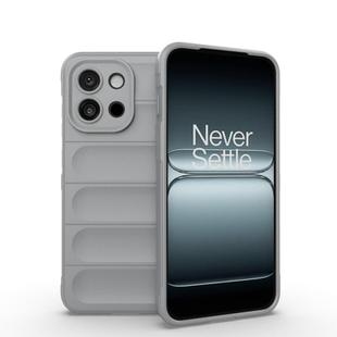 For OnePlus 13T 5G Magic Shield TPU + Flannel Phone Case(Grey)