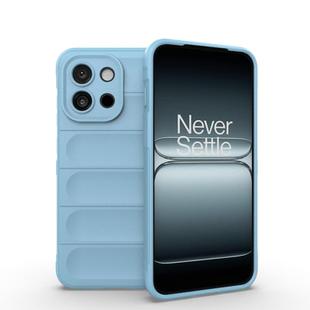 For OnePlus 13T 5G Magic Shield TPU + Flannel Phone Case(Light Blue)