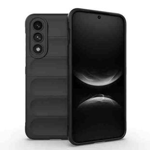 For OnePlus Ace 5 Ultra 5G / Nord CE5 Magic Shield TPU + Flannel Phone Case(Black)