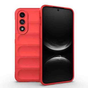 For OnePlus Ace 5 Ultra 5G / Nord CE5 Magic Shield TPU + Flannel Phone Case(Red)