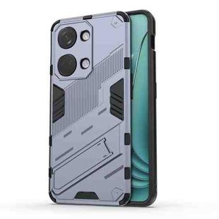 For OnePlus Ace 2V Punk Armor 2 in 1 PC + TPU Phone Case with Holder(Grey)