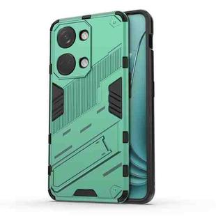 For OnePlus Ace 2V Punk Armor 2 in 1 PC + TPU Phone Case with Holder(Green)