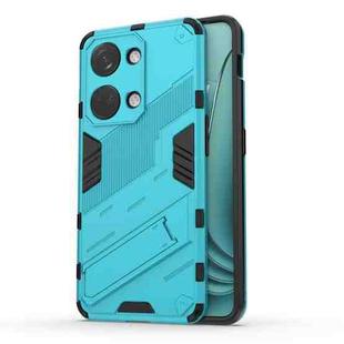 For OnePlus Ace 2V Punk Armor 2 in 1 PC + TPU Phone Case with Holder(Blue)