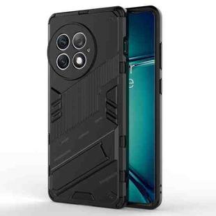 For OnePlus Ace 2 Pro Punk Armor 2 in 1 PC + TPU Phone Case with Holder(Black)