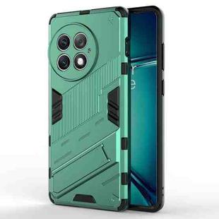 For OnePlus Ace 2 Pro Punk Armor 2 in 1 PC + TPU Phone Case with Holder(Green)