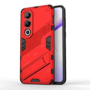 For OnePlus Ace 3V Punk Armor 2 in 1 PC + TPU Phone Case with Holder(Red)