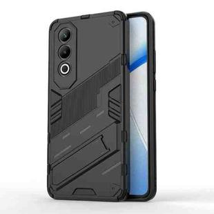 For OnePlus Nord CE4 5G Global Punk Armor 2 in 1 PC + TPU Phone Case with Holder(Black)