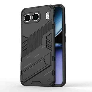 For OnePlus Nord 4 5G Global Punk Armor 2 in 1 PC + TPU Phone Case with Holder(Black)